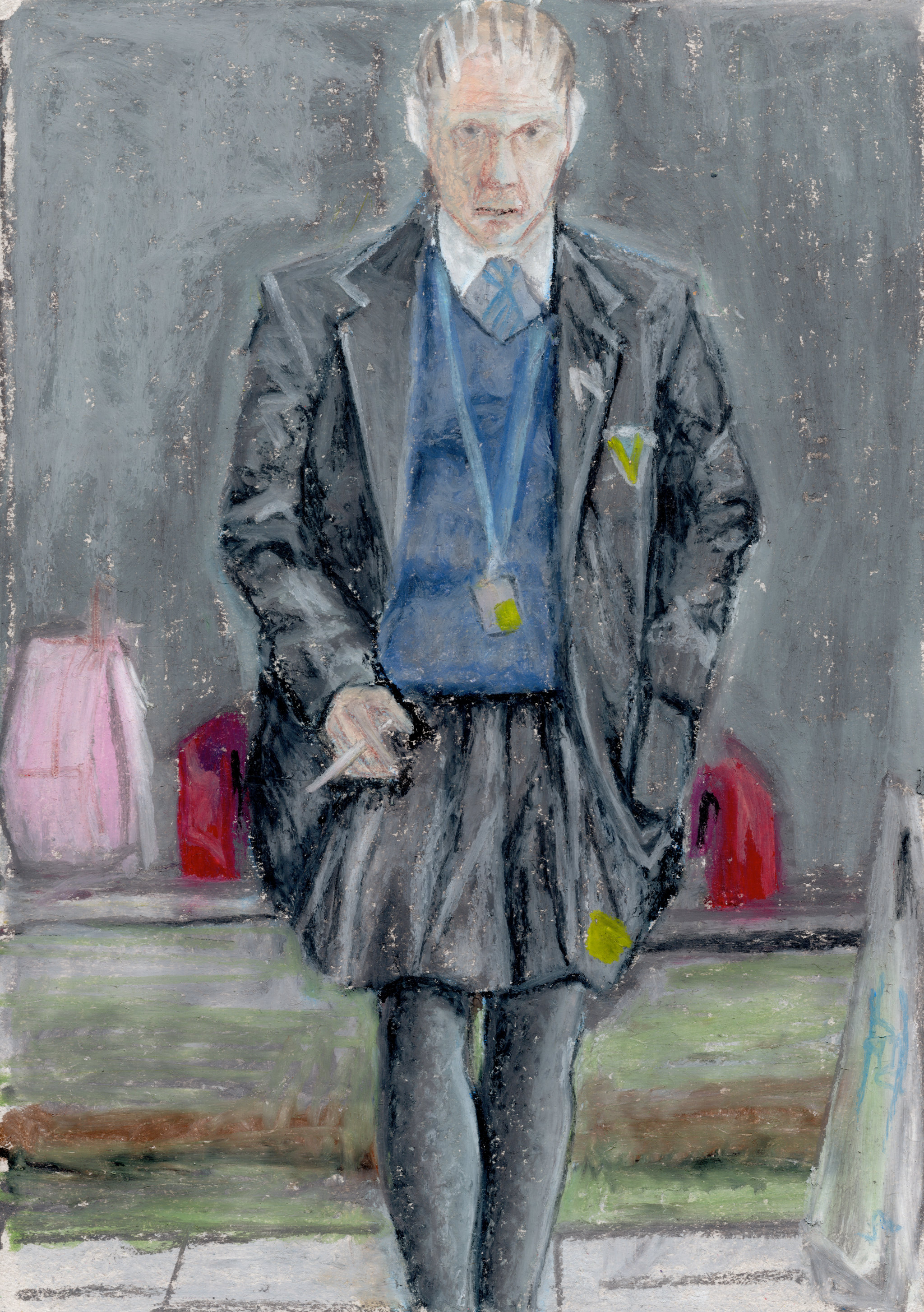 Man in school uniform